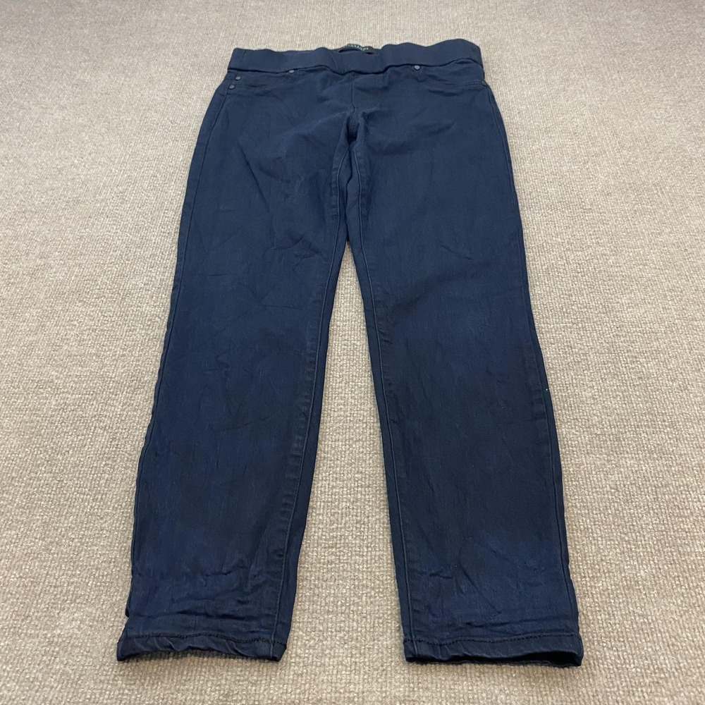 Liverpool Denim Jegging Pants Womens 10 Blue Mid Rise Pull On Stretch Denim